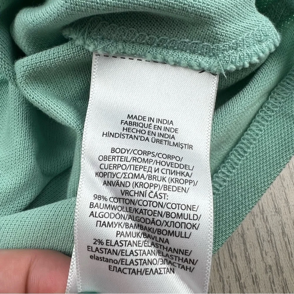 Polo Ralph Lauren Big Girls Twist-Front Stretch Polo Shirt 3 Green $60